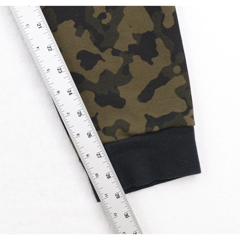 Nike Sportswear Tech Fleece Camo Jogger Pants Mens Large Green CJ5981-222